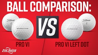 Titleist Pro V1 Left Dot vs Titleist Pro V1  Titleist Golf Ball Comparison [upl. by Roberto927]