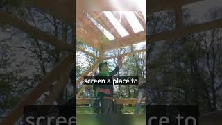 Nylon Screen Porch Framing [upl. by Aihsatan]