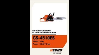 360° view of the ECHO CS 4510ES Chainsaw [upl. by Touber]