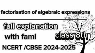 Factorisation Techniques Class 8 Maths superhero of maths  factorisation [upl. by Selin]