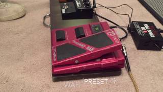 XP 100 Whammy Wah Preset and Shoe Showcase [upl. by Anahsal270]