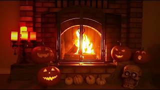 Spooky Crackling Fire  Halloween Ambience [upl. by Retxab]