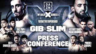 MISFITS amp DAZN X SERIES 19  QATAR THE SUPERCARD  ANESONGIB VS SLIM ALBAHER PRESS CONFERENCE LIVE [upl. by Gatian]