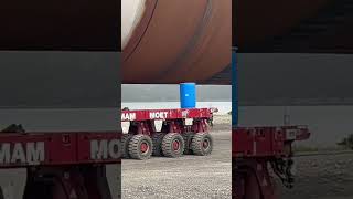 Transporting wind turbine monopile part 2 [upl. by Garvin]