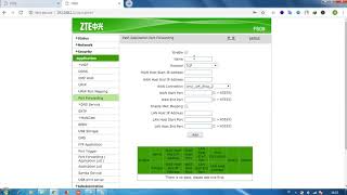 CARA SETTING PORT FORWARD ZTE F609 UNTUK CCTV ONLINE  Tutorial channel [upl. by Urbas]