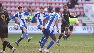 HIGHLIGHTS Wigan Athletic 30 MK Dons [upl. by Aurita]