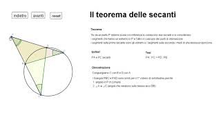 Teorema delle secanti [upl. by Pincas]