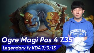 OGRE MAGI Soft SUPPORT 735 by FY  Dota 2 Pro Gameplay [upl. by Irabaj]