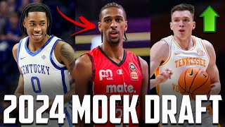 OFFICIAL 2024 NBA Mock Draft March Madness Edition [upl. by Aelyak]