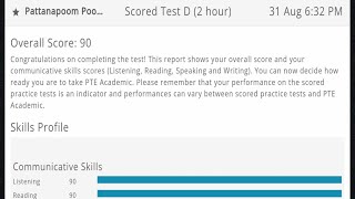 How I Got PTE 90 Overall  Full Official Mock Test D [upl. by Atsyrk]