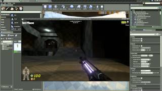 Unreal Tournament 2015 Alpha Prototype  playing with movement [upl. by Anaj]