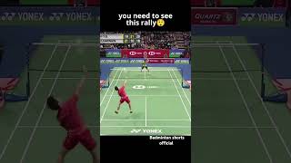 Amazing game play 🏸❤️ badmintonhighlights badmintonlovers badmintonplayer badminton viralshorts [upl. by Eceirahs]