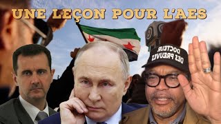 La Chute du Régime Assad soutenu par poutin  Réflexions pour l’AES en Afrique  Dr Franklin Nyamsi [upl. by Dustan]