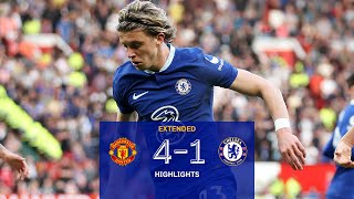 Manchester United 41 Chelsea  Highlights  EXTENDED  Premier League 2223 [upl. by Buna]