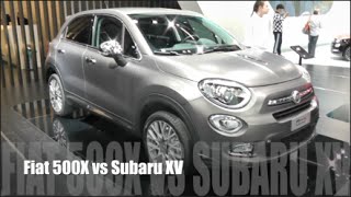 Fiat 500X 2016 vs Subaru XV 2016 [upl. by Solis]