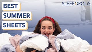 Best Bed Sheets for Summer  How to Sleep Cool Through the Hot Months [upl. by Gambell189]