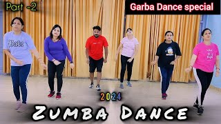 30mins GARBA Dance Workout  Easy Steps  Exercise to Lose weight 35kgs  Zumba Dance  zumba 🔥 [upl. by Amlus]