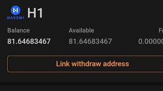 How to link your H1 withdrawal address on your Satoshi mining app ⛏️ [upl. by Itsuj37]