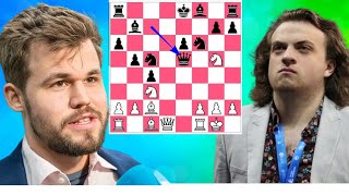 Magnus Carlsen vs Hans Niemann 6 [upl. by Aicilla341]