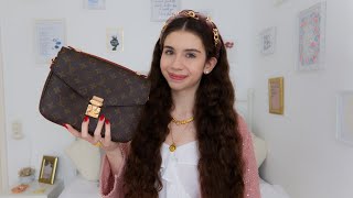 WHAT’S IN MY EVERYDAY BAG  LOUIS VUITTON POCHETTE METIS [upl. by Laban]