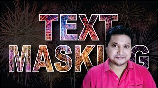 How to Create Word Masking Effect Text Masking  Cyberlink Powerdirector 18 [upl. by Atirec899]