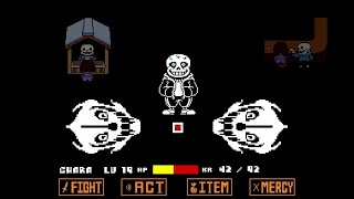 Undertale GlitchTale Megalomaniac Sans Fight by Underplay [upl. by Emery]