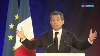 Nicolas Sarkozy en meeting à AulnaysousBois [upl. by Broder]