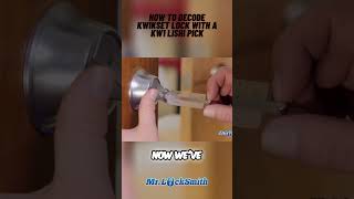 Lishi KW1 Pick  How to Decode Kwikset Lock [upl. by Pamella788]