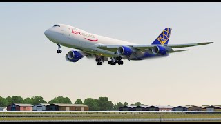 X plane 11 SSG 7478F EHAM landing Not so great approach [upl. by Atterahs]