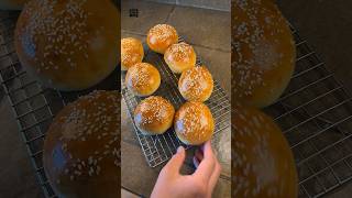 Burger Buns Simple 1 Hour Recipe [upl. by Nole957]