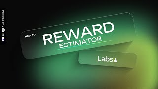 Walkthrough of the Reward Estimator on Alkimi Labs [upl. by Hannie]