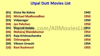 Utpal Dutt Movies List [upl. by Neram]