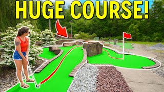 This Custom Designed Mini Golf Course Totally Blew Away Our Expections [upl. by Eelano]