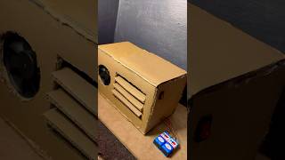 How to make a air cooler working model science project using cardboard shorts [upl. by Aisetra]