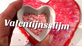 VALENTIJNSLIJMcreatie maken ❤️ [upl. by Noswal891]