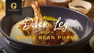 Duck Leg with a White Bean Purée [upl. by Ainoval609]