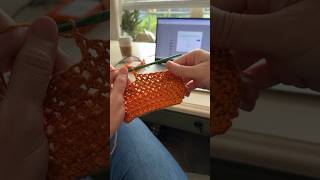 Double Crochet Herringbone in the round  Stitching In Action [upl. by Havelock625]