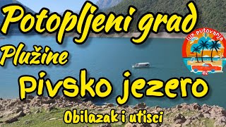 Pivsko jezero  Plužine  Crna Gora  Piva Lake  Montenegro 4k UHD eng subtitles [upl. by Adnana280]