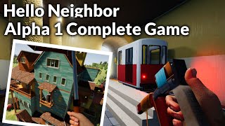 Alpha 1 With All Floors  The Neighbors Comeback  Hello Neighbor Mod Full Playthrough [upl. by Darlleen]