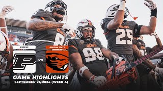 Oregon State vs Purdue Highlights  2024 Pac12 Football [upl. by Waki]