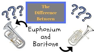 Differences between a Baritone and a Euphonium [upl. by Eecram]