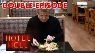 From Bad to Worse Gordon Takes On Two Hotels with Disastrous Menus  DOUBLE EPISODE  Hotel Hell [upl. by Tala372]