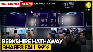 BREAKING Berkshire Hathaway stock down 99 as NYSE deals with technical issues  WION News [upl. by Corina]