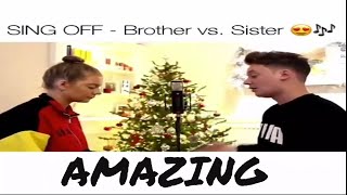 Conor Maynard vs Anna Maynard  Sing off [upl. by Zacks457]