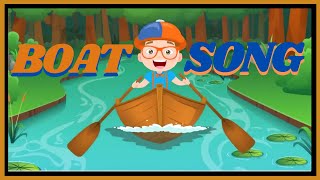 THE BLIPPI BOAT SONG  NURSERY RHYMES [upl. by Mccurdy16]