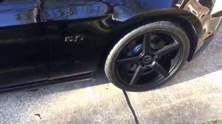 Review of the Power Stop Z23 Evolution brake pads and rotors on a 2013 mustang GT [upl. by Annovad807]