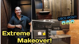 MAGKANO ANG INABOT  22SQM MODERN INDUSTRIAL CONDO UNIT RENOVATION  Khel Cayetano [upl. by Iilek]