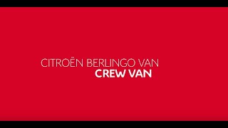 Citroën Berlingo Van  Crew Van [upl. by Esom782]