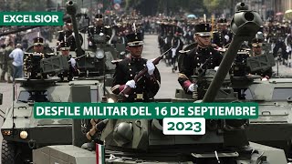 Desfile militar del 16 de septiembre 2023 COMPLETO [upl. by Ehcor]