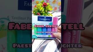 Faber castell pastel highlighters 💕✨🌷🌸shorts thesecretgirlartgallery [upl. by Lessur]